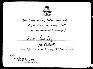 RAF invitation