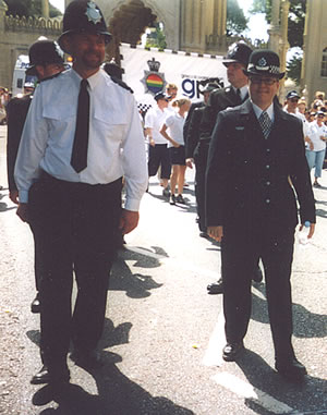 Members of the Gay Police Association at Brighton Pride 2004