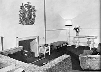 The London lounge of of Patrick Bellew